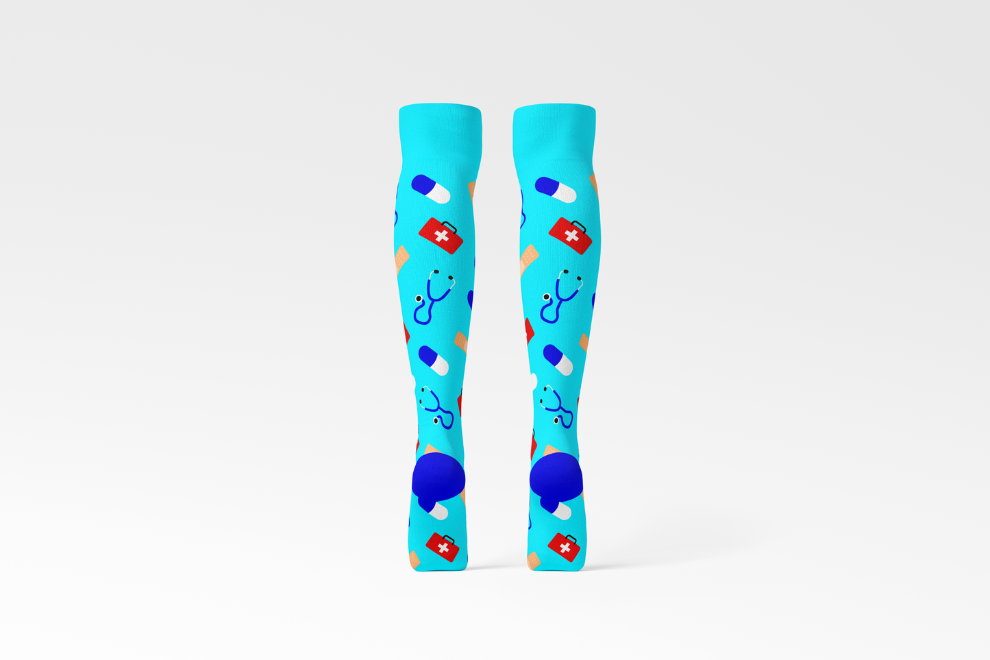 Kompressions-Stillsocken - Blau